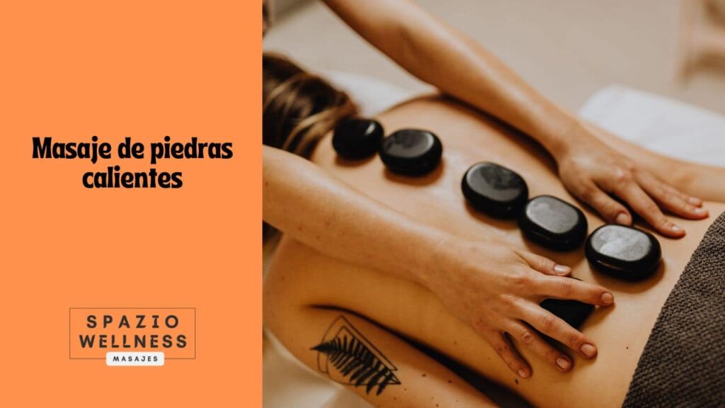masaje de piedras calientes
